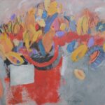 Mischtechnik auf Papier, 53x70 cm, 1991