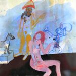 Aquarell auf Papier, 19,5 x 24,5 cm, 1991