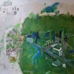 Mischtechnik auf Leinwand, 80x100 cm, 1995