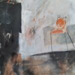 Mischtechnik auf Leinwand, 70x90 cm, 1992