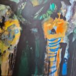 Mischtechnik auf Leinwand, 80x100 cm, 1994