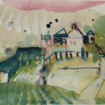 Aquarell auf Papier, 14,5x22,5 cm, 1999