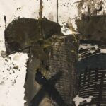 Tusche, Mischtechnik auf Papier