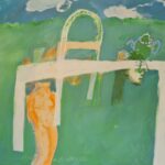 Tempera auf Leinwand, 80x100 cm,1994