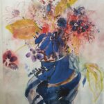 Aquarell und Mischtechnik auf Papier, 53x70 cm, 1991